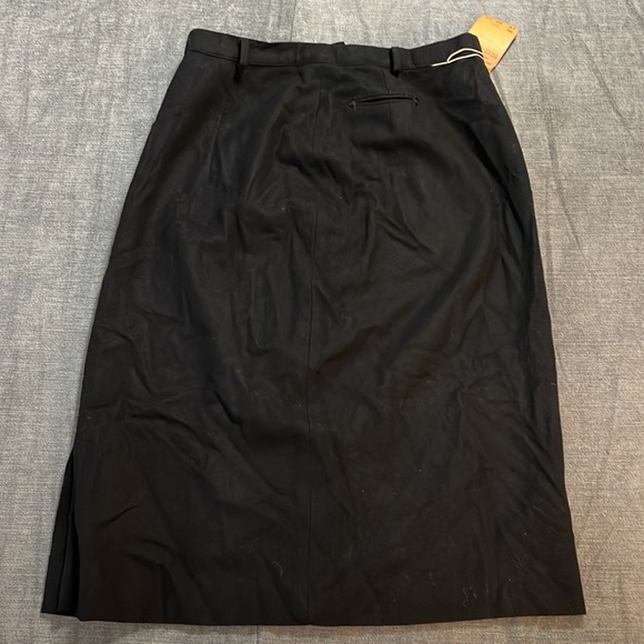 Vintage 1980s 100% wool pencil skirt handmade new with tags (23-129) - Picture 5 of 12